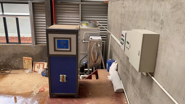 IGBT high frequency 100kg induction furnace for melting aluminium