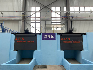 350kg capacity Steel Shell induction melting Furnace for cast iron