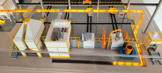 Pulse bag dust collector for induction furnace 